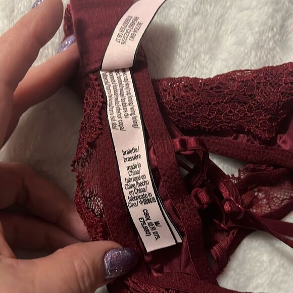 Victoria’s Secret bralette. Deep red. Size medium. - Picture 10 of 11